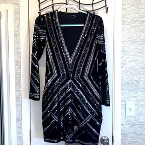 Express sequin dress
